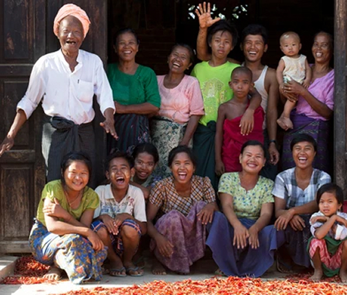 Myanmar Stoves Project Family